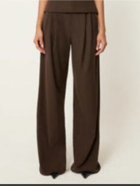 KHY PLEATED WIDE LEG TROUSER